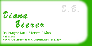 diana bierer business card